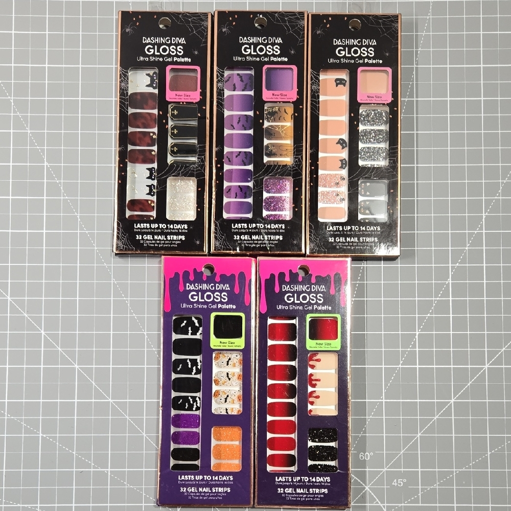 FINAL PRICE DROP Dashing Diva Gloss Ultra Shine Gel Palette - Assorted HALLOWEEN